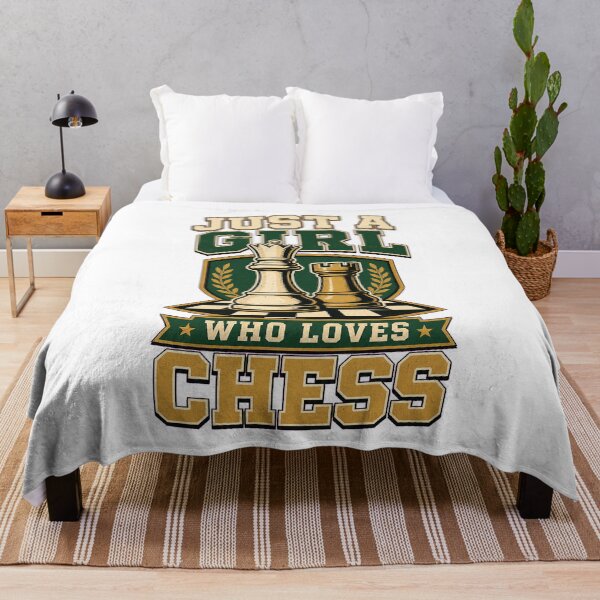 Item preview, Just a Girl Who Loves Chess – Funny Female Chess Player Gift designed and sold by AMICO77.