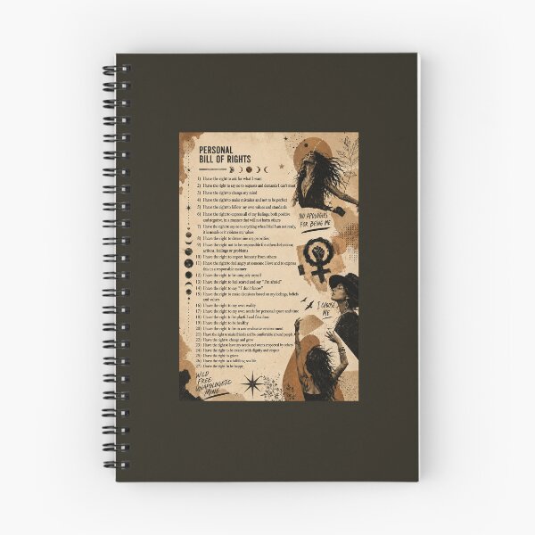 Item preview, Personal Bill of Rights – Edgy Vintage Feminist Witch Poster designed and sold by Sirio22.