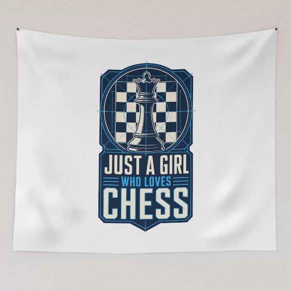 Item preview, Just a Girl Who Loves Chess – Funny Female Chess Player Gift designed and sold by AMICO77.