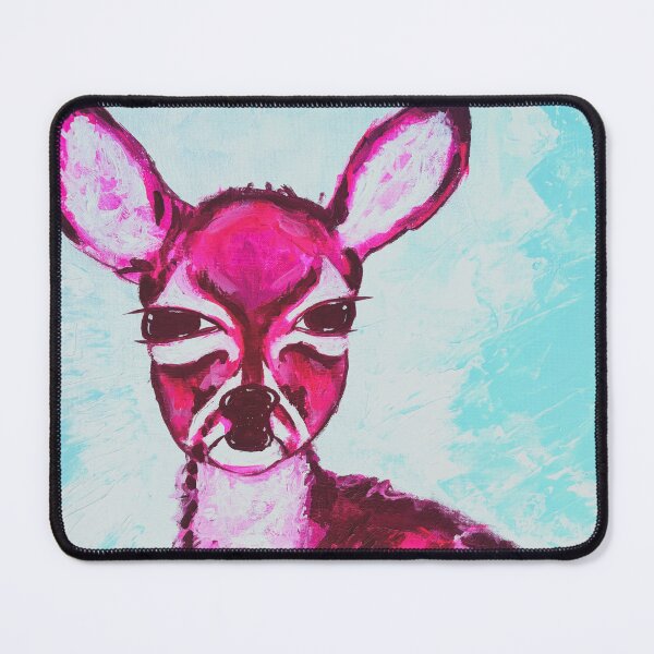 Item preview, Magenta fawn (modern pop art portrait) designed and sold by Lynsielee.