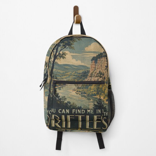 Item preview, Driftless Wisconsin Minnesota Bluffs Trees River Scene. designed and sold by BlueLineLAX.