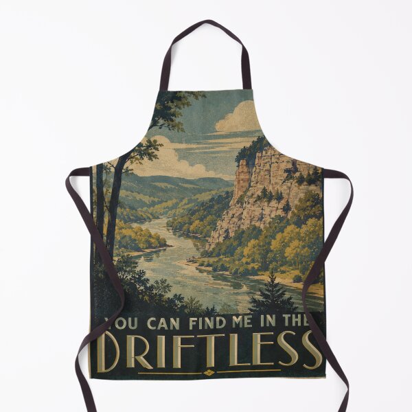 Item preview, Driftless Wisconsin Minnesota Bluffs Trees River Scene.  designed and sold by BlueLineLAX.