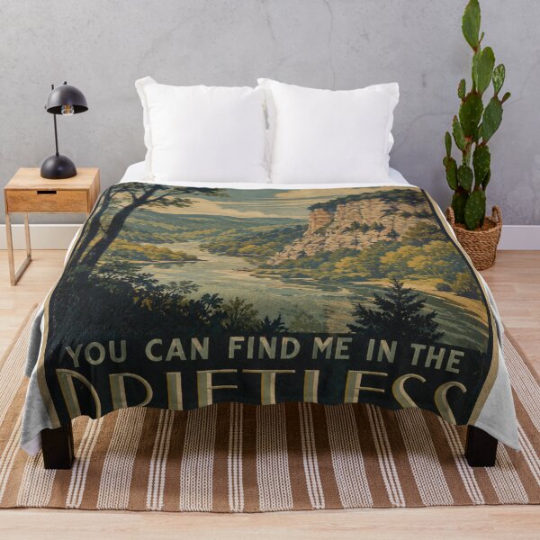 Item preview, Driftless Wisconsin Minnesota Bluffs Trees River Scene. designed and sold by BlueLineLAX.