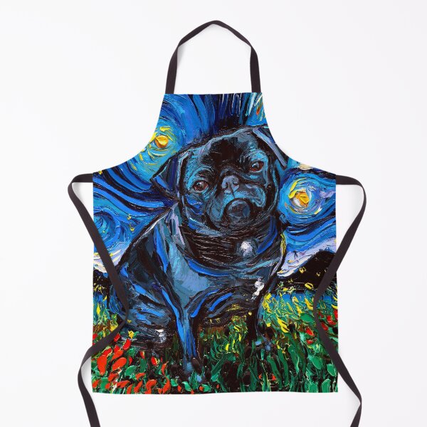Item preview, Black Pug Night designed and sold by AjaTrier.