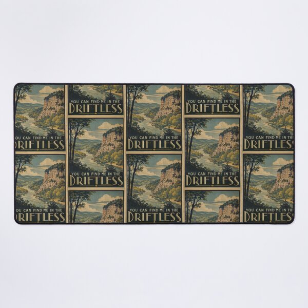 Item preview, Driftless Wisconsin Minnesota Bluffs Trees River Scene.  designed and sold by BlueLineLAX.