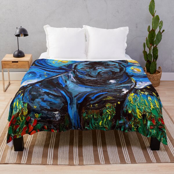 Item preview, Black Pug Night designed and sold by AjaTrier.