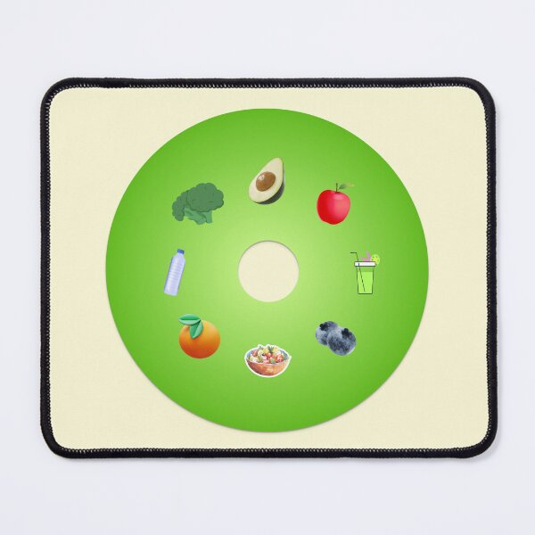 Item preview, Healthy Lifestyle Green Food Ring Art: Vegetables and Fruits designed and sold by CreativeArtistL.