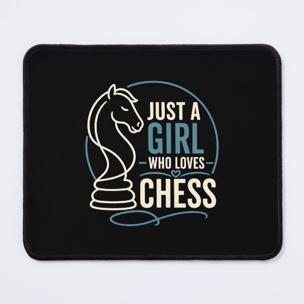 Item preview, Just a Girl Who Loves Chess – Funny Female Chess Player Gift designed and sold by AMICO77.