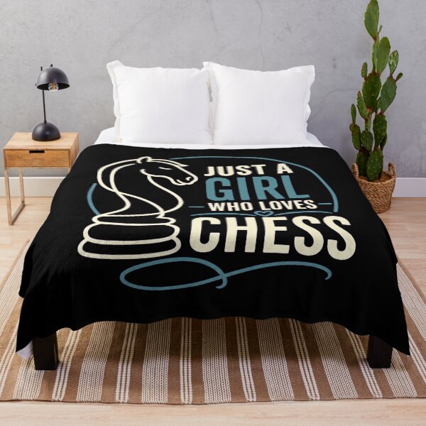 Item preview, Just a Girl Who Loves Chess – Funny Female Chess Player Gift designed and sold by AMICO77.