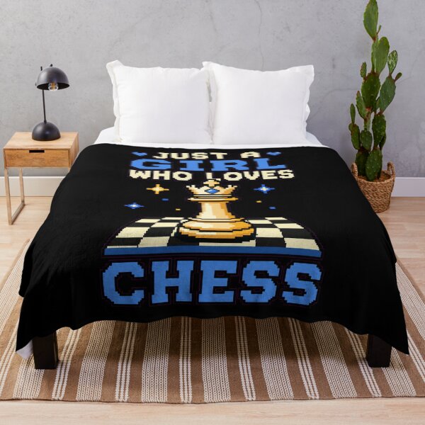 Item preview, Just a Girl Who Loves Chess – Funny Female Chess Player Gift designed and sold by AMICO77.