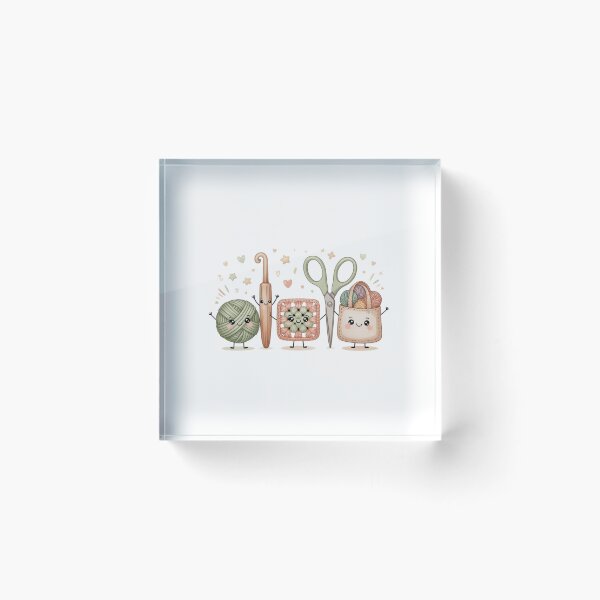 Item preview, Kawaii Crafting Tools With Faces designed and sold by jkrphoto.