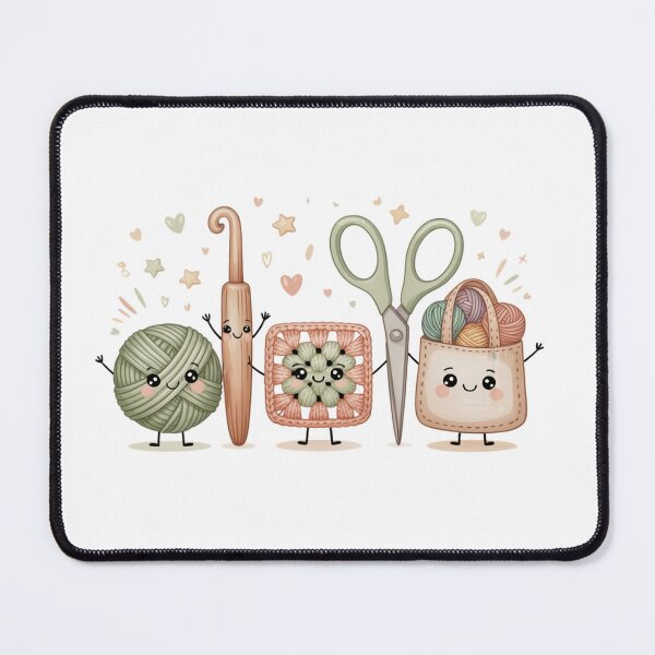 Item preview, Kawaii Crafting Tools With Faces designed and sold by jkrphoto.