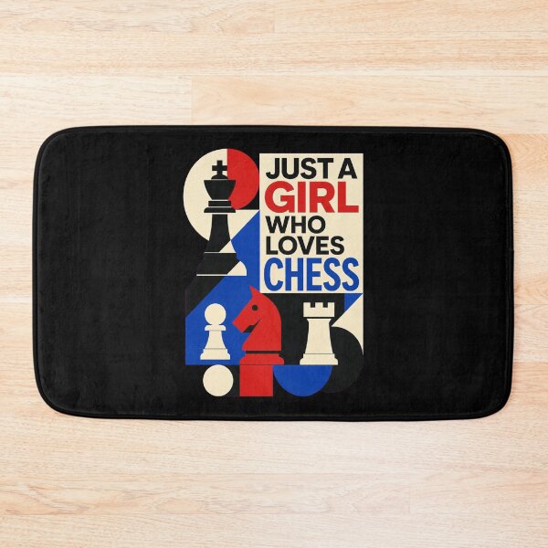 Item preview, Just a Girl Who Loves Chess – Funny Female Chess Player Gift designed and sold by AMICO77.