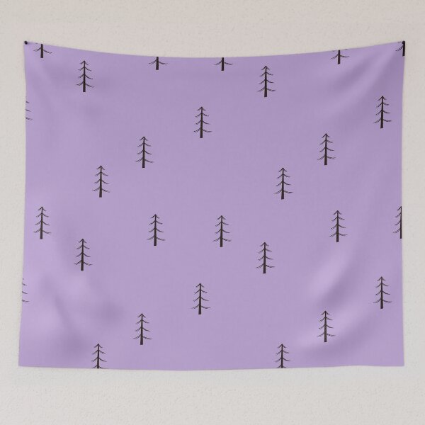 Item preview, Minimalist Forest on Light Purple designed and sold by KSimpson838.