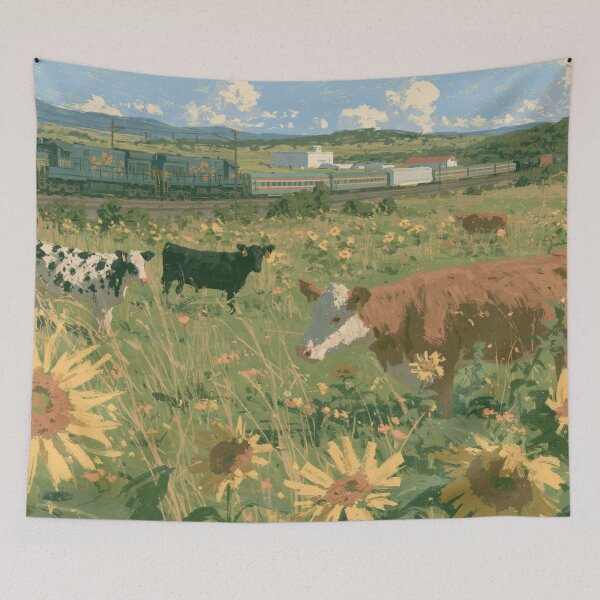 Item preview, Cows On A Sunny Day designed and sold by DefNoiz.