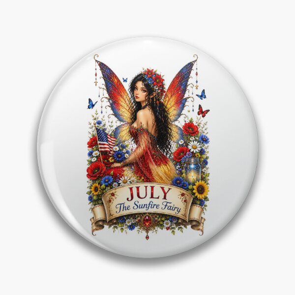 Item preview, July Sunfire Fairy Patriotic Fantasy designed and sold by RoPrincess.