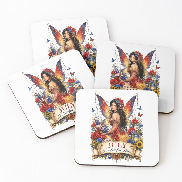 Item preview, July Sunfire Fairy Patriotic Fantasy designed and sold by RoPrincess.