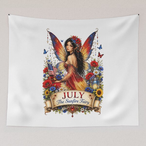Item preview, July Sunfire Fairy Patriotic Fantasy designed and sold by RoPrincess.
