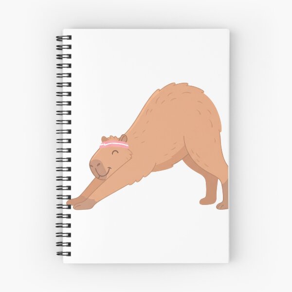 Item preview, Capybara Yoga Downward Dog Funny Workout Fitness Humor designed and sold by WorldShop17.
