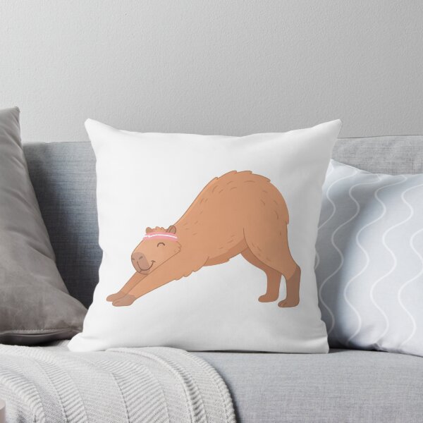 Item preview, Capybara Yoga Downward Dog Funny Workout Fitness Humor designed and sold by WorldShop17.