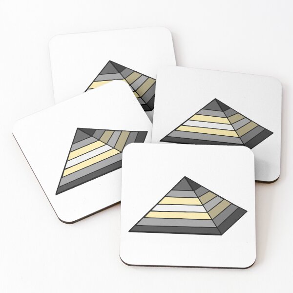 Item preview, Pyramid Pride Flag Demigender designed and sold by HarveyHandcraftsandDesigns.
