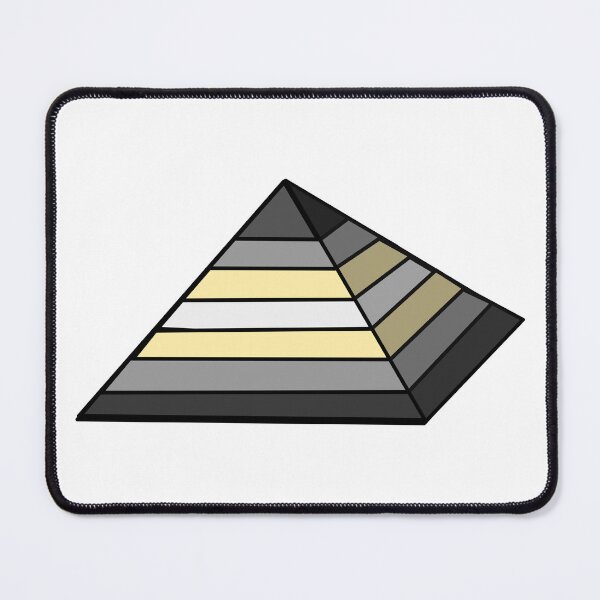 Item preview, Pyramid Pride Flag Demigender designed and sold by HarveyHandcraftsandDesigns.