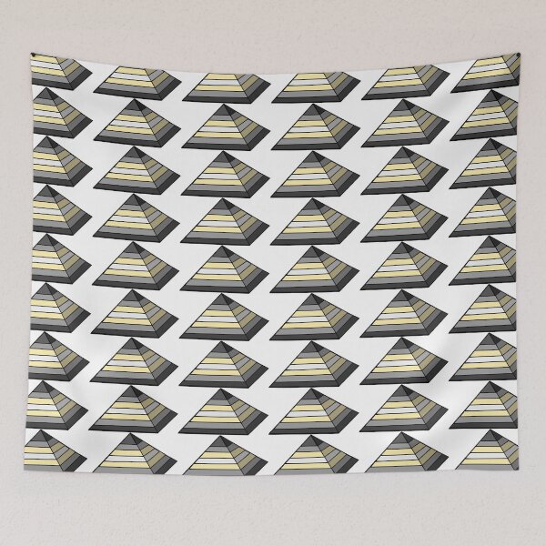 Item preview, Pyramid Pride Flag Demigender designed and sold by HarveyHandcraftsandDesigns.