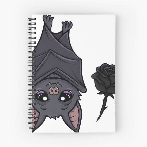 Item preview, Bat Hanging From Crescent Moon designed and sold by IllumeInk.