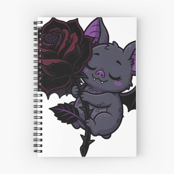 Item preview, Bat Embracing Black Rose designed and sold by IllumeInk.