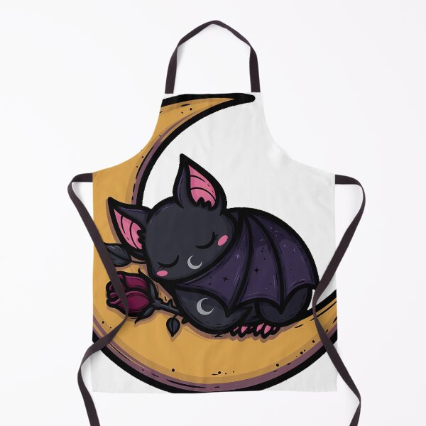 Item preview, Bat Sleeping On Crescent Moon designed and sold by IllumeInk.