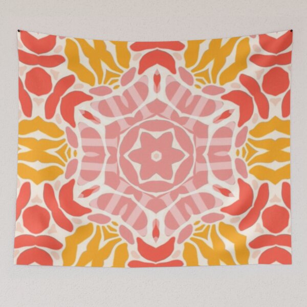 Item preview, Yellow Butterfly and Salmon Pattern 2 designed and sold by Ellie&CharChar&Evy.