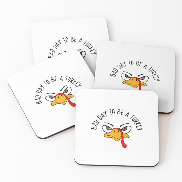 Item preview, Bad Day To Be A Turkey Funny Turkey Face designed and sold by Sartoris Art.