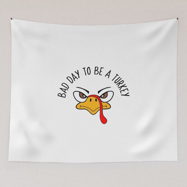 Item preview, Bad Day To Be A Turkey Funny Turkey Face designed and sold by Sartoris Art.