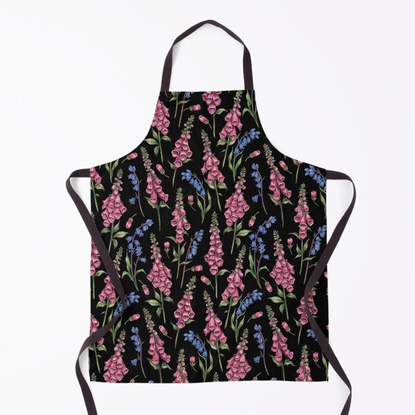 Item preview, Foxglove and Bluebell Floral Pattern designed and sold by NuvoraNest.