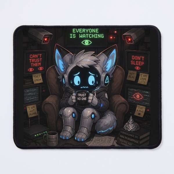 Item preview, Paranoid Android Night Watch designed and sold by nikkolaus.