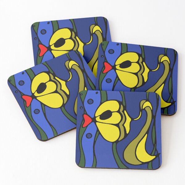 Item preview, Golden Reef Fish | Liuartstudio | Living Mosaic | 08 designed and sold by liuartstudio.