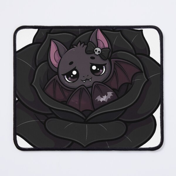 Item preview, Bat Resting In Rose Bloom designed and sold by IllumeInk.