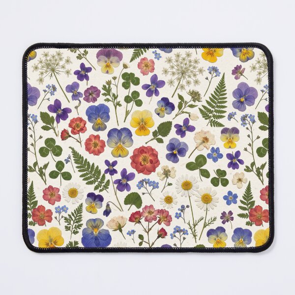 Item preview, Pressed Flower Design – All Over Botanical Wildflower Multicolor Art designed and sold by DmaarGroup.
