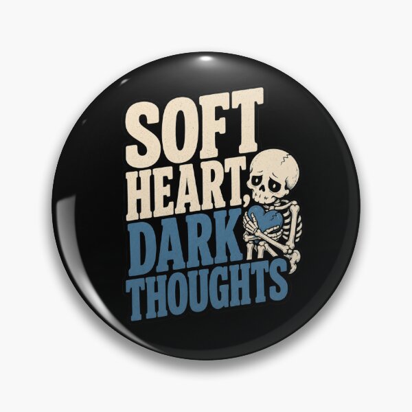 Item preview, Soft Heart Dark Thoughts designed and sold by MoodSupplyStudio.