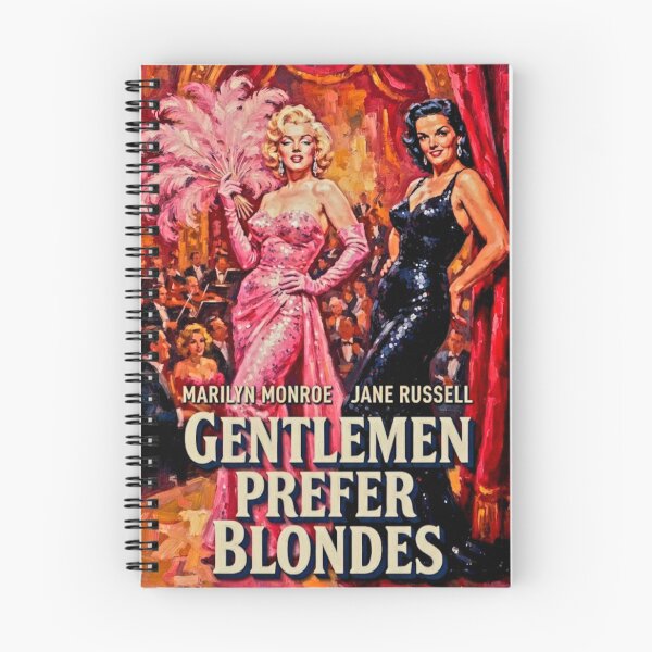 Artikelvorschau, Gentlemen Prefer Blondes Fine Art Tribute entworfen und verkauft von Art's Diner.