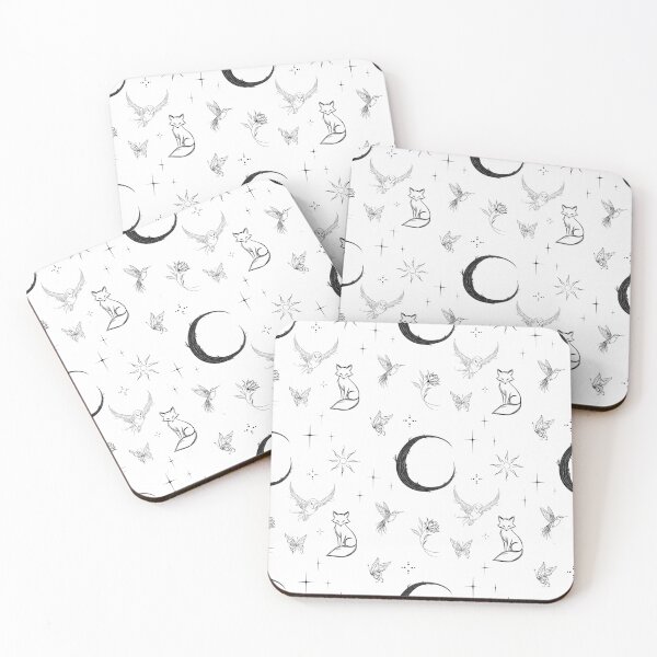 Item preview, Luna & the Forest Guardians | Celestial Line Pattern designed and sold by Skald & Sketch.