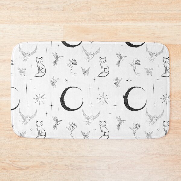 Item preview, Luna & the Forest Guardians | Celestial Line Pattern designed and sold by Skald & Sketch.