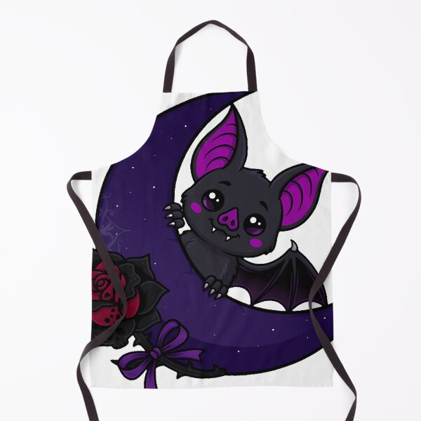 Item preview, Bat Peeking From Behind Moon designed and sold by IllumeInk.