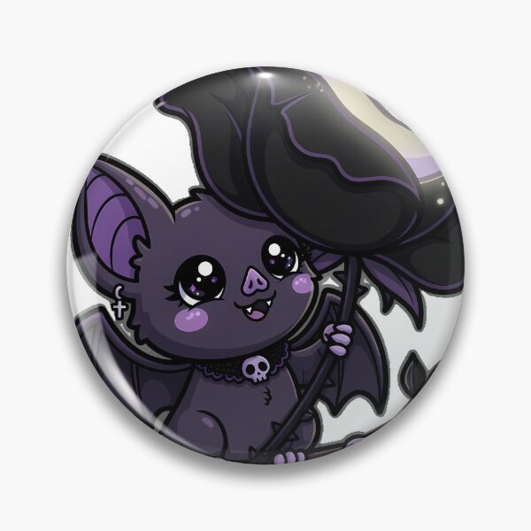 Item preview, Bat Gazing At Moon Through Rose designed and sold by IllumeInk.