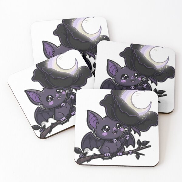 Item preview, Bat Gazing At Moon Through Rose designed and sold by IllumeInk.