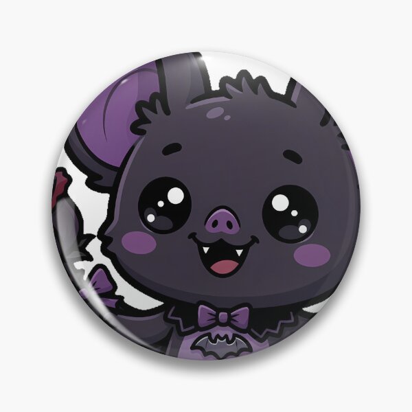 Item preview, Baby Bat With Tiny Rose designed and sold by IllumeInk.