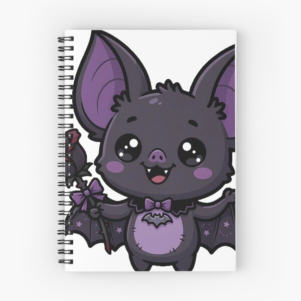 Item preview, Baby Bat With Tiny Rose designed and sold by IllumeInk.