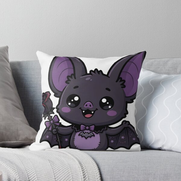 Item preview, Baby Bat With Tiny Rose designed and sold by IllumeInk.