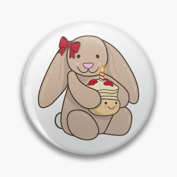 Item preview, Jellycat Bunny Strawberry Cake designed and sold by LivLuvGraphics.