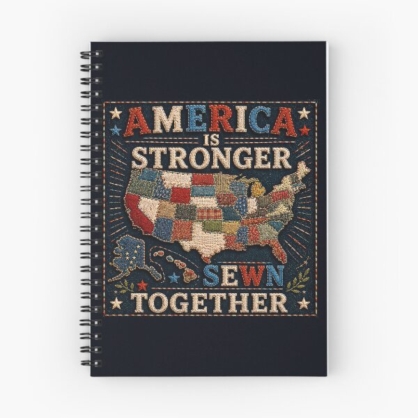 Item preview, ✂️ STITCHED TOGETHER COLLECTION ✂️- ❤️ - AMERICAN UNITY - America Is Stronger Sewn Together designed and sold by WheelieGdArt.
